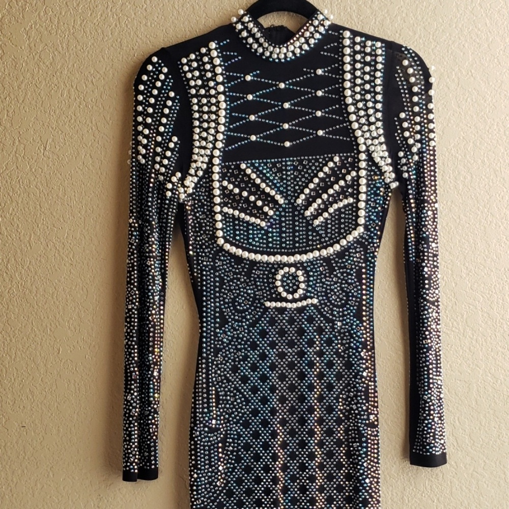 Fashion Nova Beaded Dress